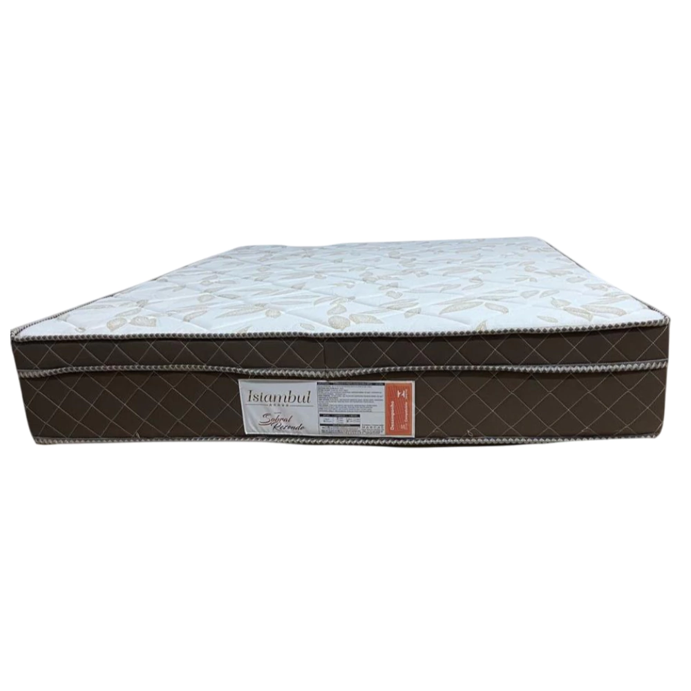 Colchão Casal Instambull D26 Bordado 1cm 138x188x24 - Sobral Rezende