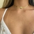 Choker Carolina Folheado Dourado CK170