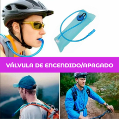 Mochila Hidratación Running Ciclismo Bolsa De Agua 2 Litros - Rainbow