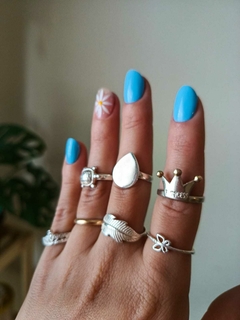 Anillo corona plata 925