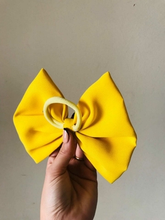 Moño amarillo grande - comprar online