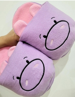 Pantuflas lilas