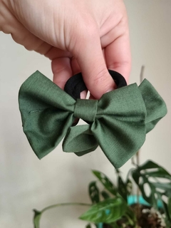 Moño Pretty verde oliva - comprar online