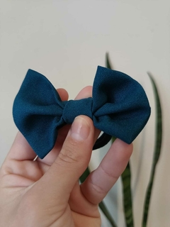 Moño Cute Azúl - Margaritas