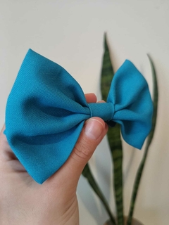 Moño Cute Turquesa - Margaritas