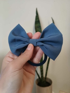Moño Cute azul liso en internet