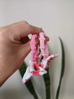Moño Cute floreado rosa - comprar online