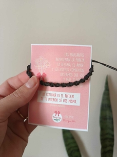 Pulsera / Tobillera - tejida Negra