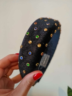 Diadema Reina color negro - comprar online