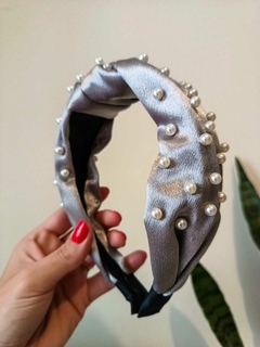Diadema Gracia plateada - comprar online