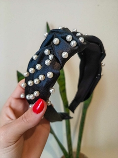 Diadema Gracia Negra - comprar online