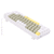 TECLADO GAMER REDRAGON LAKSHMI AMARELO+CINZA+ BRANCO COM SWITCH MARROM
