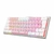TECLADO GAMER REDRAGON ANIVIA ROSA BRANCO RGB SWITCH MARROM - Symini Tecnologia