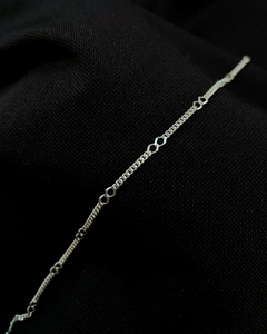 Pulseira Minimalista 2 Elos - PRATA 925