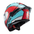 Capacete Texx Raptor Hornet Azul, Vermelho e Branco Fechado - loja online