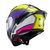Capacete Texx Raptor Hornet Verde, Roxo e Branco Fechado - loja online