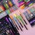 Imagem do Kit Caneta Em Gel 12 cores Neon Color 1,0mm Glitter Pen Neon Glitter