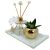 Bandeja para lavabo /banheiro Decorativa de Vidro 20x12 