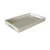 Bandeja de Vidro Bege 40x25 com Alça
