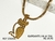 Colar Coruja Folheado a Ouro 18K Ralifla