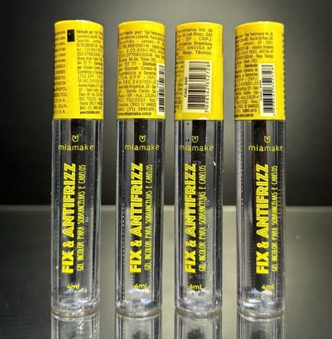 Gel Incolor Para Sobrancelhas e Cabelos Fix & Antifrizz Mia Make