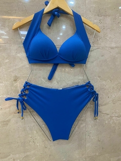 Biquíni Aline Calcinha hotpant com trançado lateral - 2108-1011