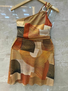 Maiô Vestido ombro único - Luna 6022 - Klarah Solar Moda Praia