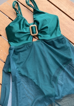 Maiô Vestido Laço Front - 6023 - Liso