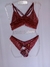 Lingerie com cinta liga de renda