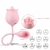 Vibrador de Ponto G e Clitoris - Formato de Rosa - Blossoms - S-Hande Rosa - comprar online