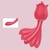 Vibrador de Ponto G e Estimulador com Lingua - Formato de Rosa - PRO 2 - S-Hande: Cor: Vermelho; - comprar online