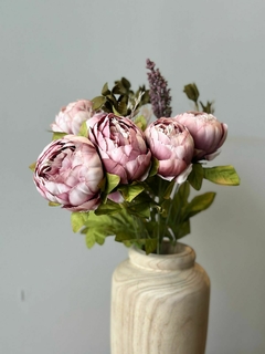 RAMO PEONIA ARTIFICIAL - tienda online