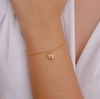 Pulseira com pingente de coração