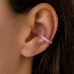 Piercing fake com Resina no lilás