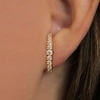 Earhook com zircônias