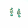 Brinco festa verde tiffany