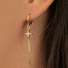 Argolinha com estrela pendente