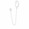 Brinco estrela piercing fake