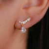 Mini Ear Cuff com Gota