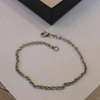 Pulseira elos simples no aço