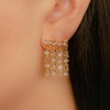Ear Cuff Franjas de Zirconias