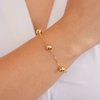Pulseira com Bolas Lisas