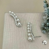 Earcuff pérolas e zircônias