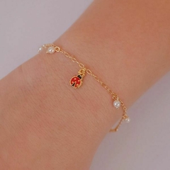 Pulseira Infantil Joaninha