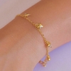 Pulseira pingentes corações