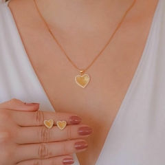 Conjunto coração com microzircônias