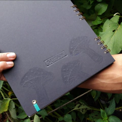 Cuaderno anillado A4 "Hongos" - comprar online