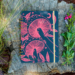 CUADERNO ANILLADO ECO FUNGI NEGRO - tienda online