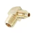 Conector 90° bronce 3/8 x 1/4 con tuerca