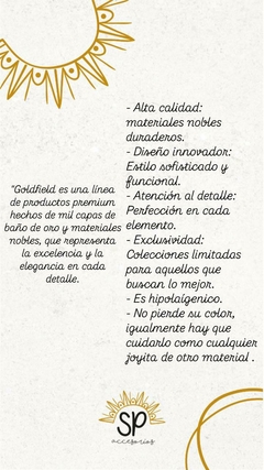 ¿Que es Goldfield? - comprar online